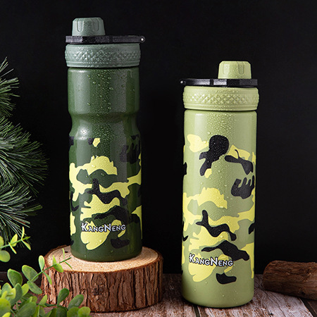 X49-P5-20 Camouflage outdoor Travel Portable water Bottle Sports water Cup Portable large-capacity PP plastic water bottle cup Specification image