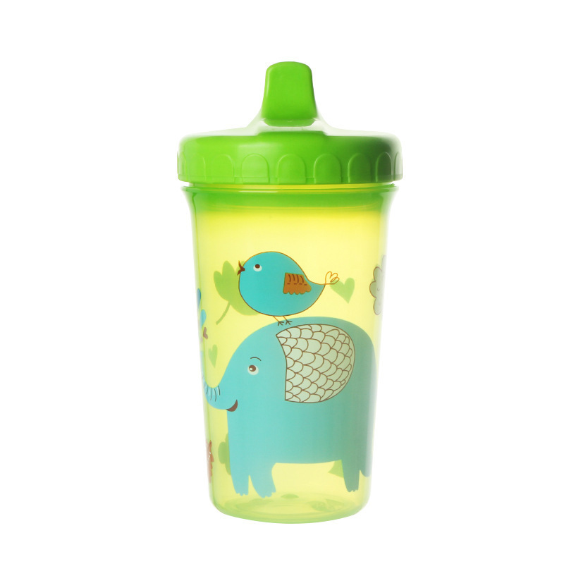 Cartoon duckbill cup, anti-drop baby drinking cup, children's summer water cup, large-capacity drinking cup, leak-proof plastic cup Item Picture