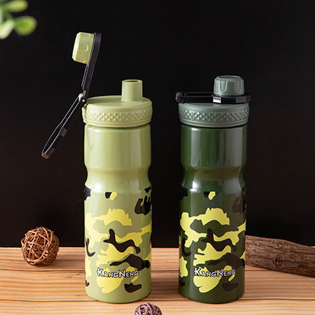 X49-P5-20 Camouflage outdoor Travel Portable water Bottle Sports water Cup Portable large-capacity PP plastic water bottle cup Application Scenario