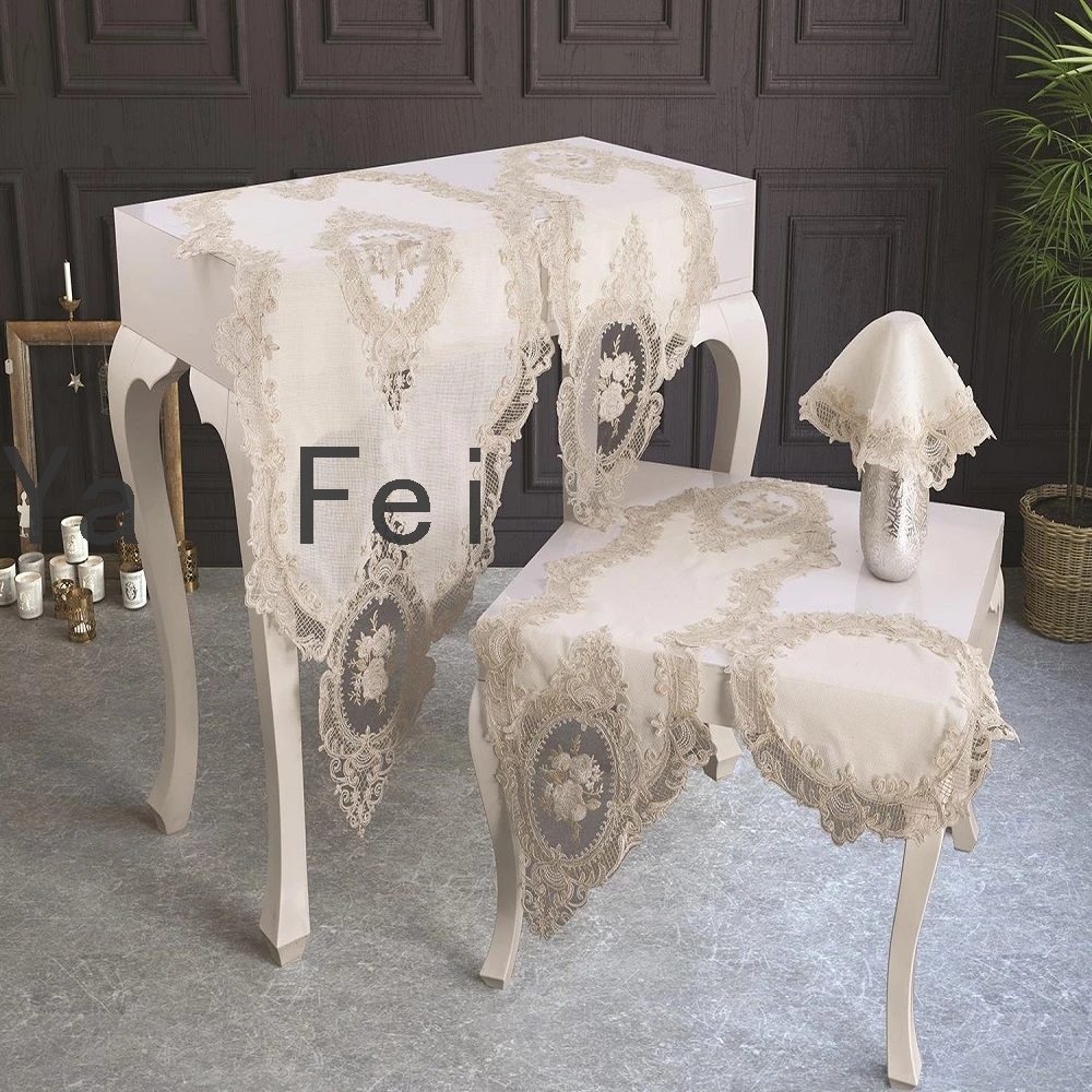 餐桌布艺/台布/桌布实物图