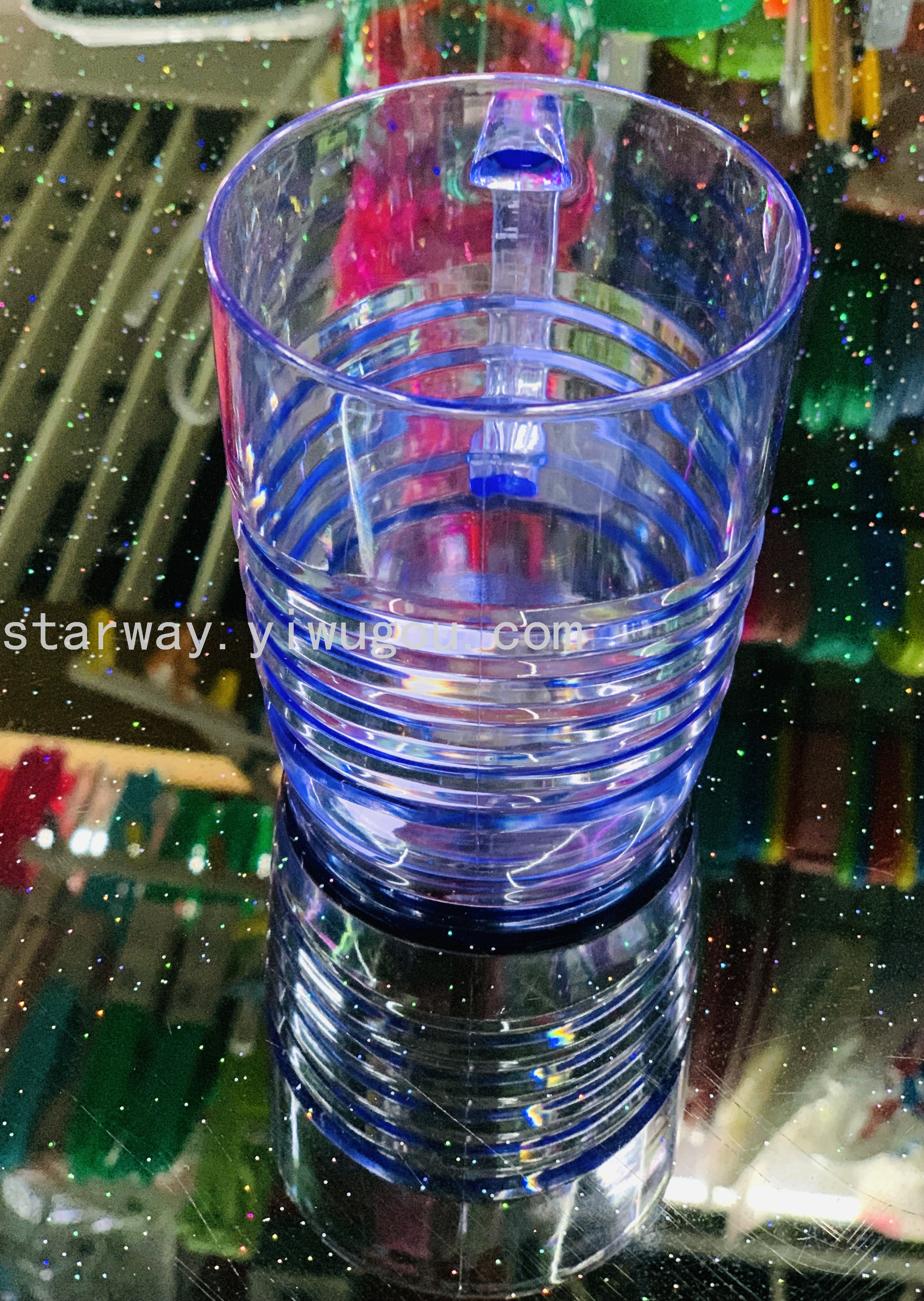 Juice cup, washbasin cup, plastic water cup, transparent plastic cup, cartoon plastic cup, mixed-color plastic cup
