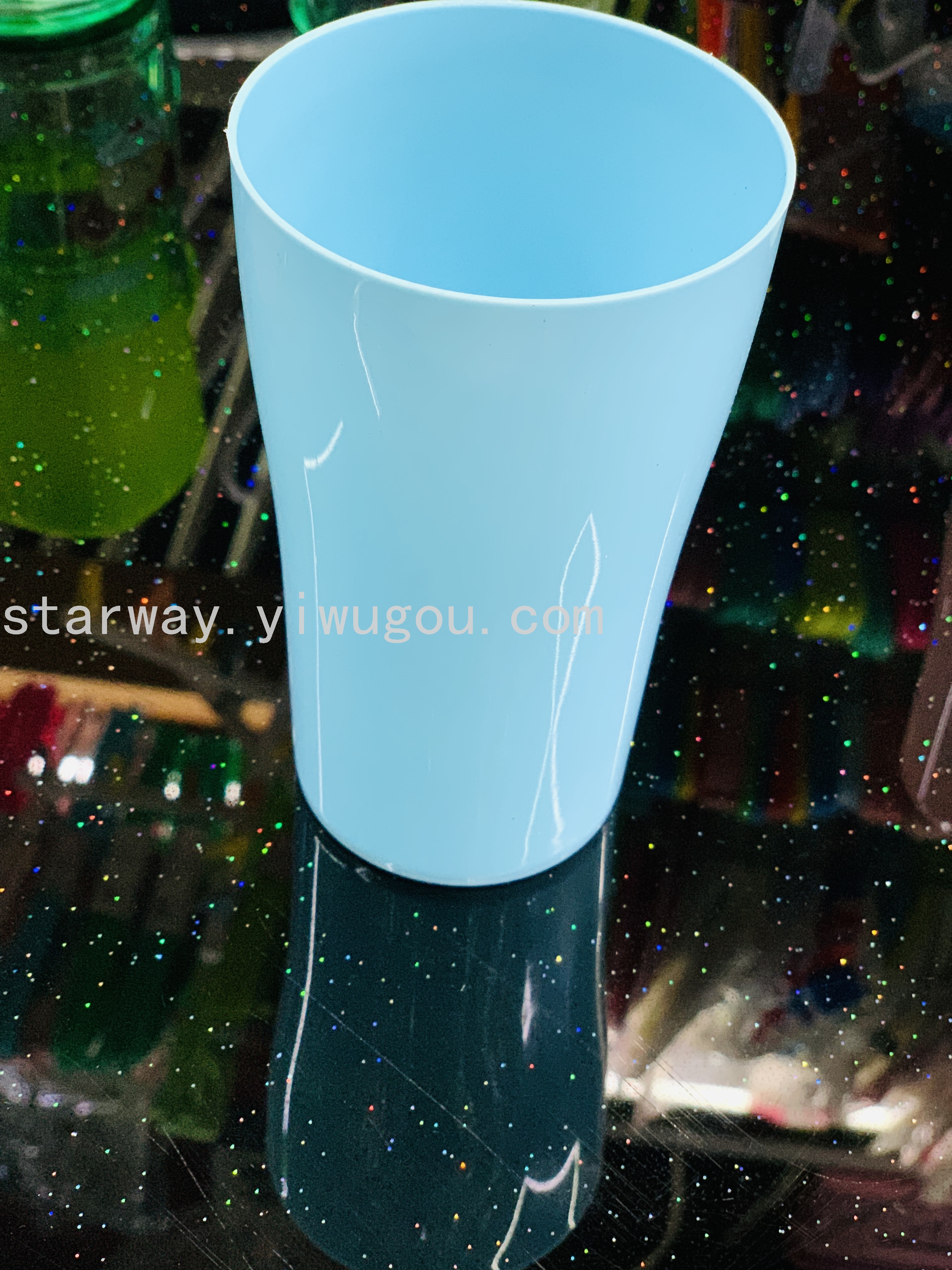 Juice cup, washbasin cup, plastic water cup, transparent plastic cup, cartoon plastic cup, mixed-color plastic cup Specification image