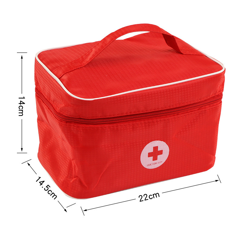 Children's wooden simulation cloth bag medicine box P0.63, baby boy and girl play house, doctor gives injection toy gift Item Picture