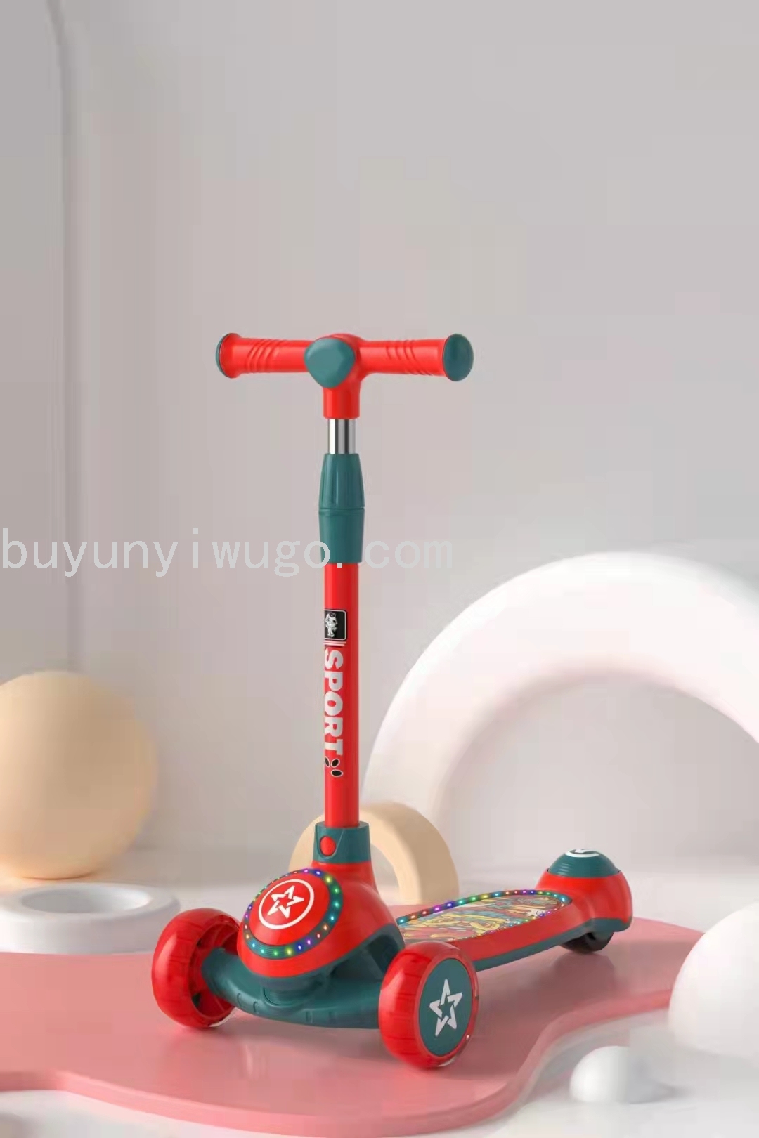 In 2022, the new children's scooter of Buyun, the Migo bike, features music wheels, lights and silent wheels Specification image