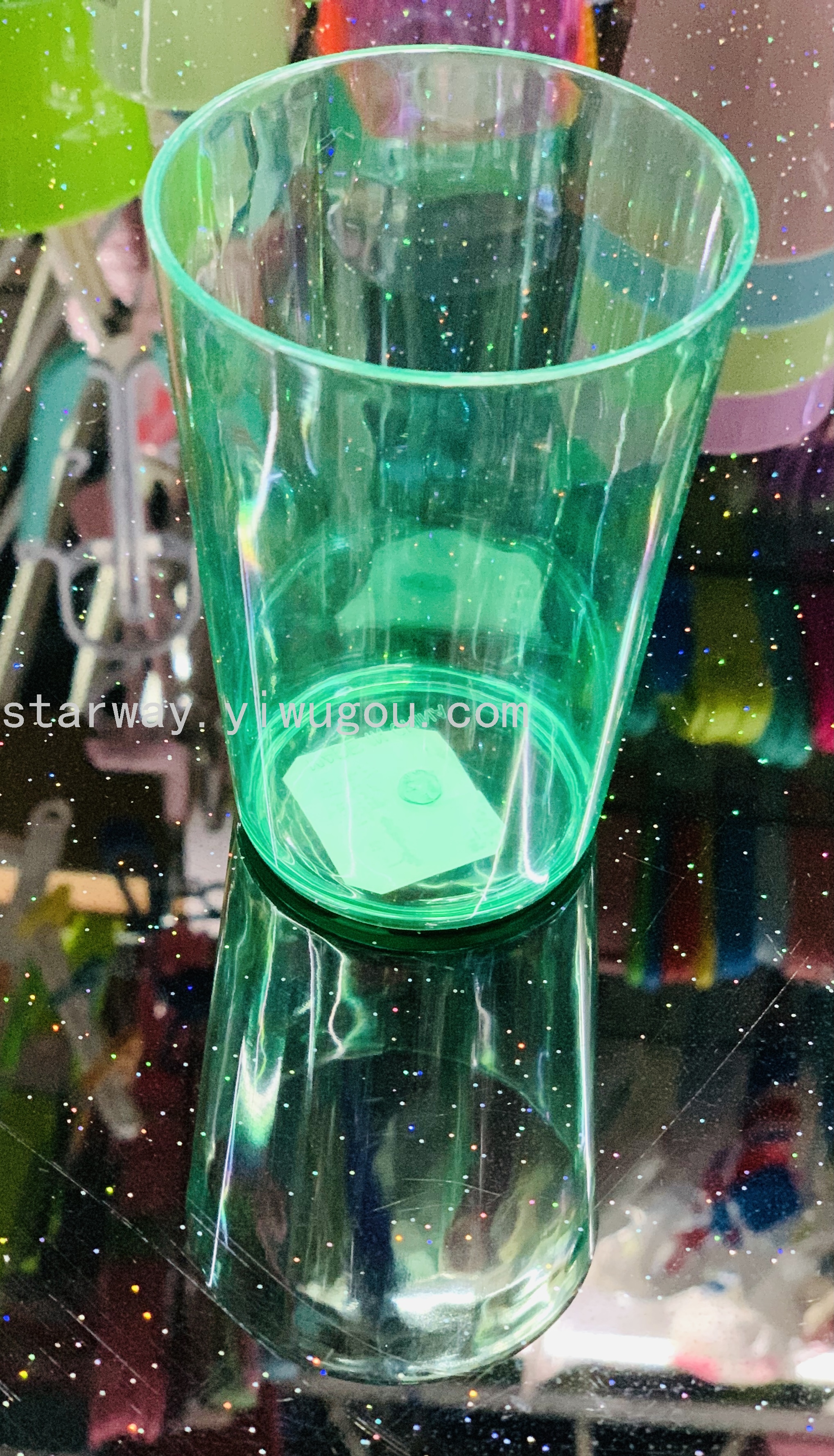 Juice cup, washbasin cup, plastic water cup, transparent plastic cup, cartoon plastic cup, mixed-color plastic cup Specification image