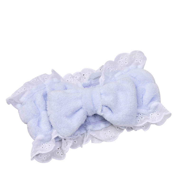 Japanese Ins Rabbit Lace Lace Bow Headband Super Fairy Net Red Headband Face Hair Headband Item Picture