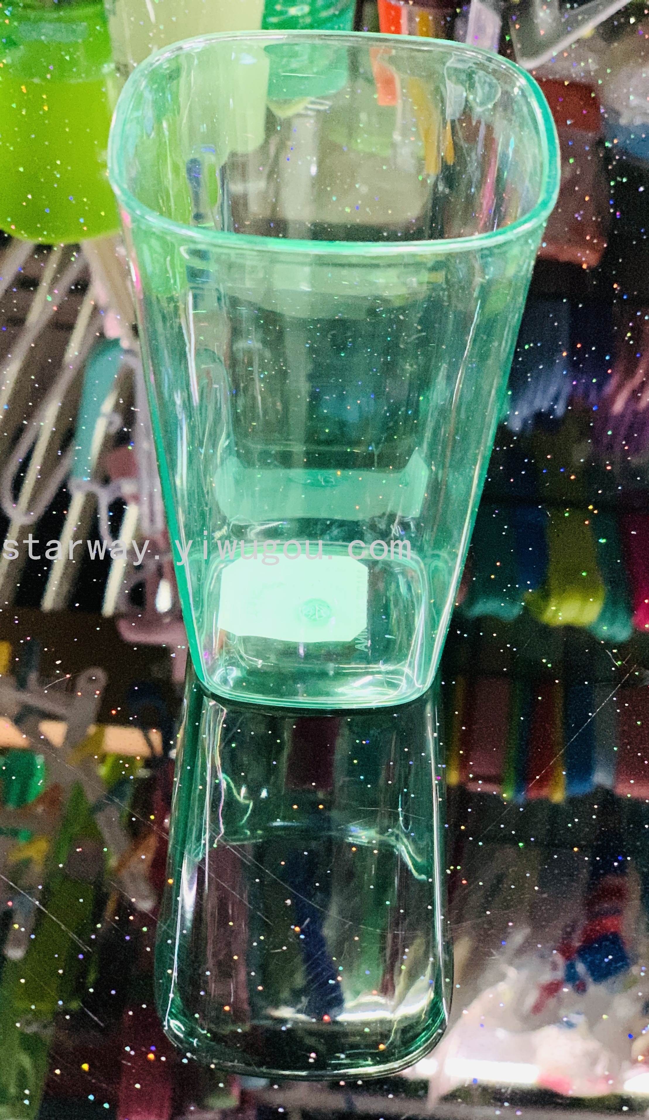 Juice cup Wash cup Plastic water cup Clear plastic cup Cartoon plastic cup Mixed color plastic cup