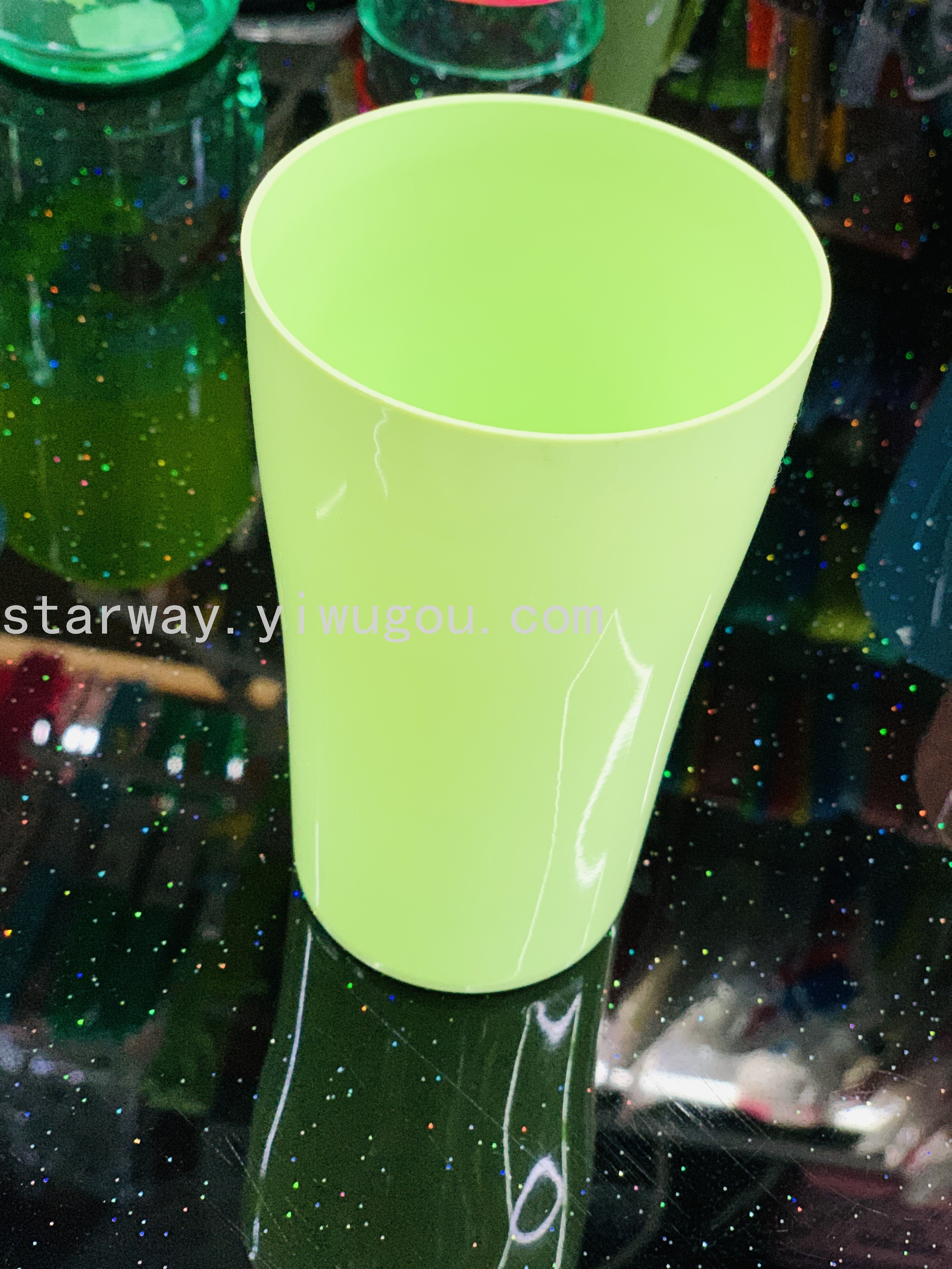 Juice cup, washbasin cup, plastic water cup, transparent plastic cup, cartoon plastic cup, mixed-color plastic cup Application Scenario