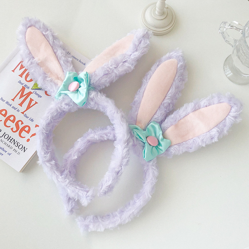 Children's Rabbit Ears Star Deilu Hair Band Amusement Park The Same Hair Card Hair Accessories Fairy Forest Net Red Hair Headband details Picture