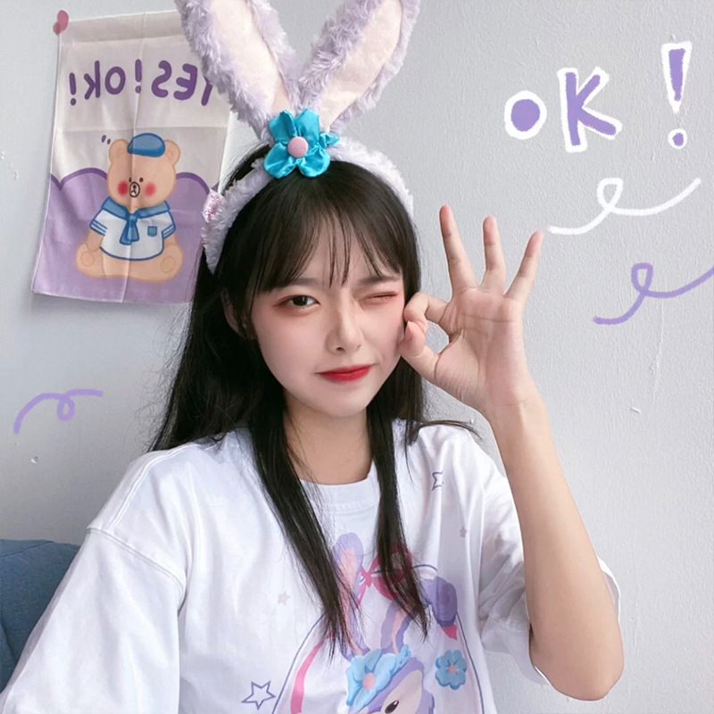 Children's Rabbit Ears Star Deilu Hair Band Amusement Park The Same Hair Card Hair Accessories Fairy Forest Net Red Hair Headband