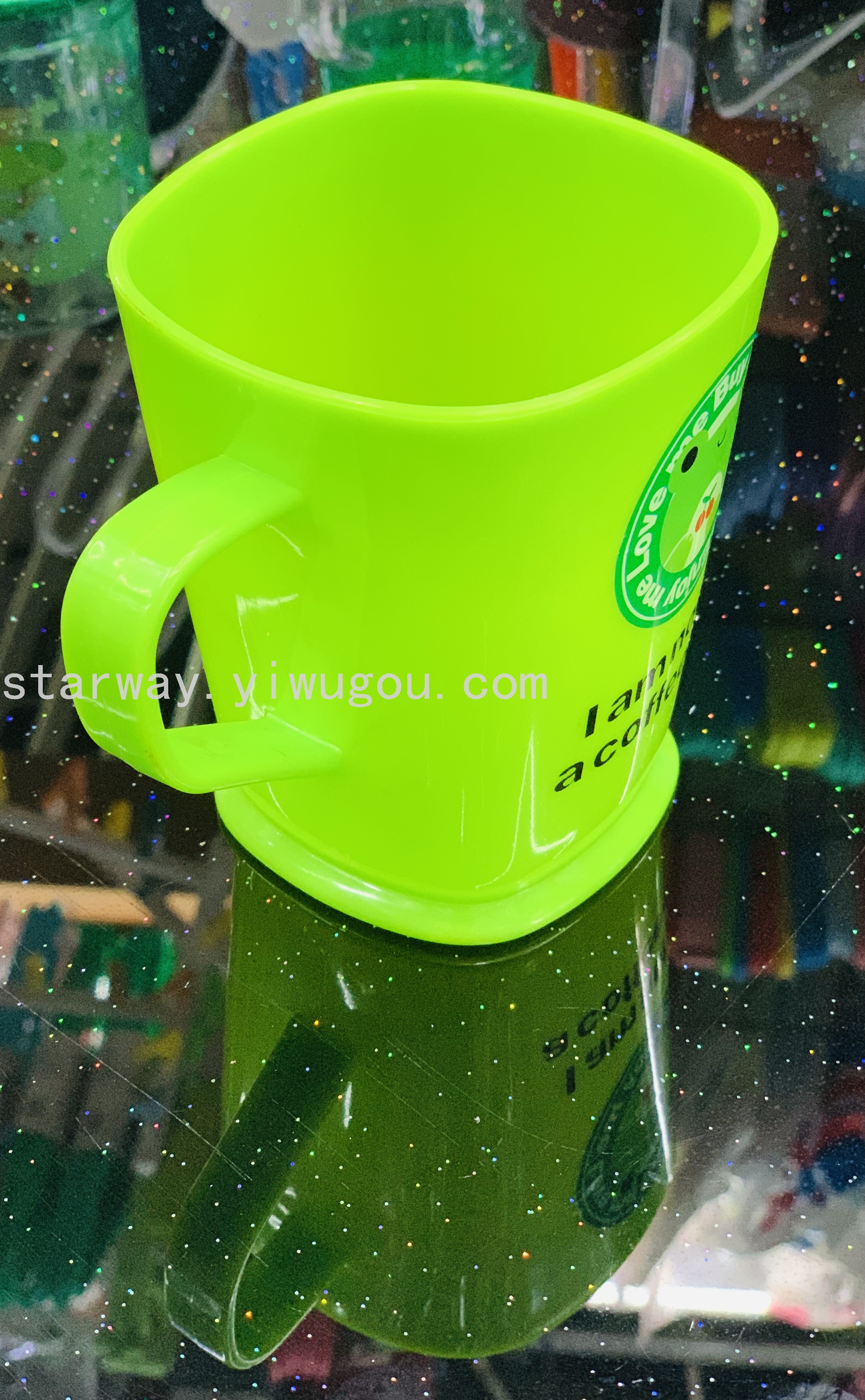 Juice cup, washbasin cup, plastic water cup, transparent plastic cup, cartoon plastic cup, mixed-color plastic cup Application Scenario