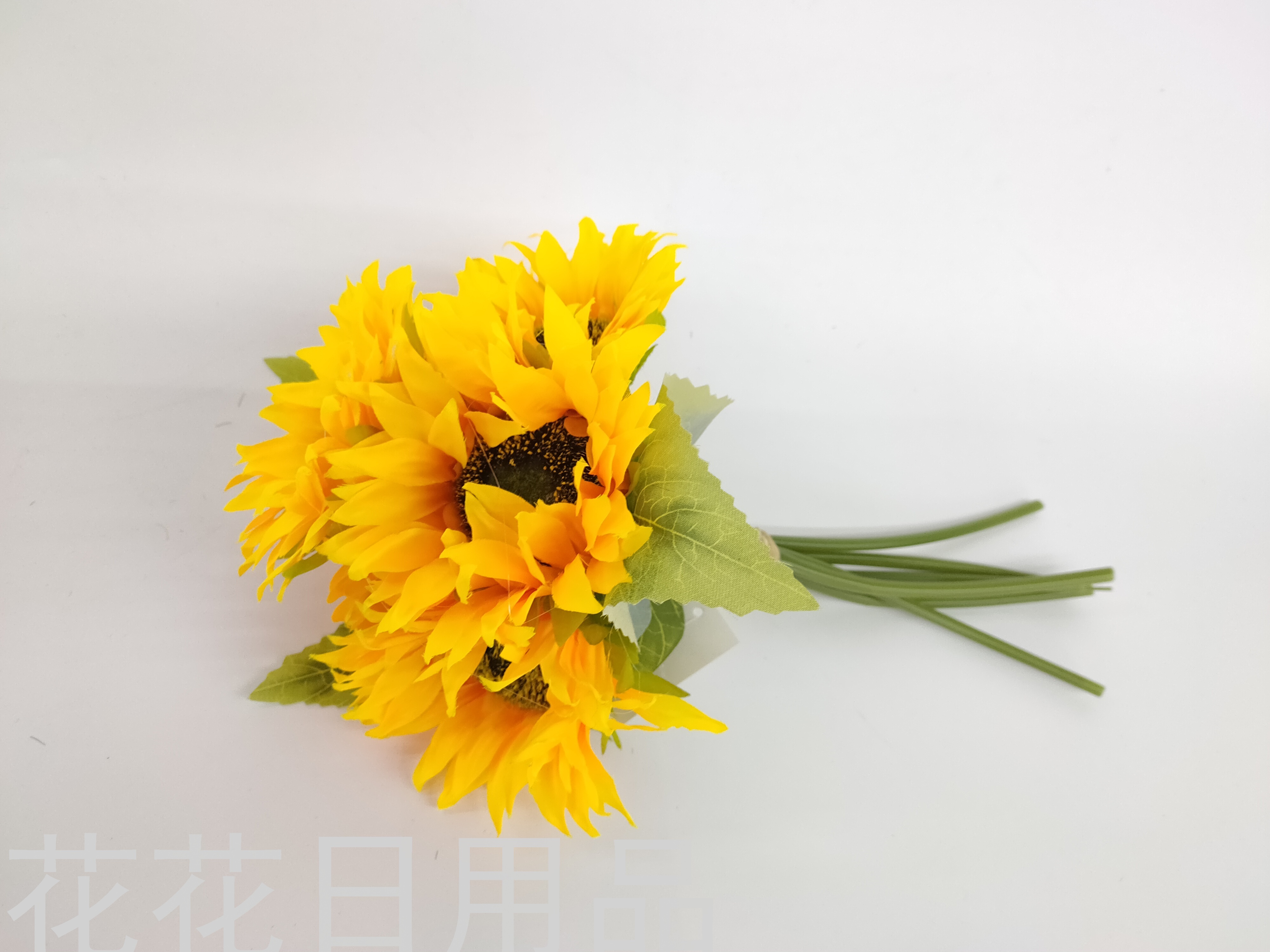 新款仿真花6头把束向日葵花插花装饰客厅花瓶餐桌