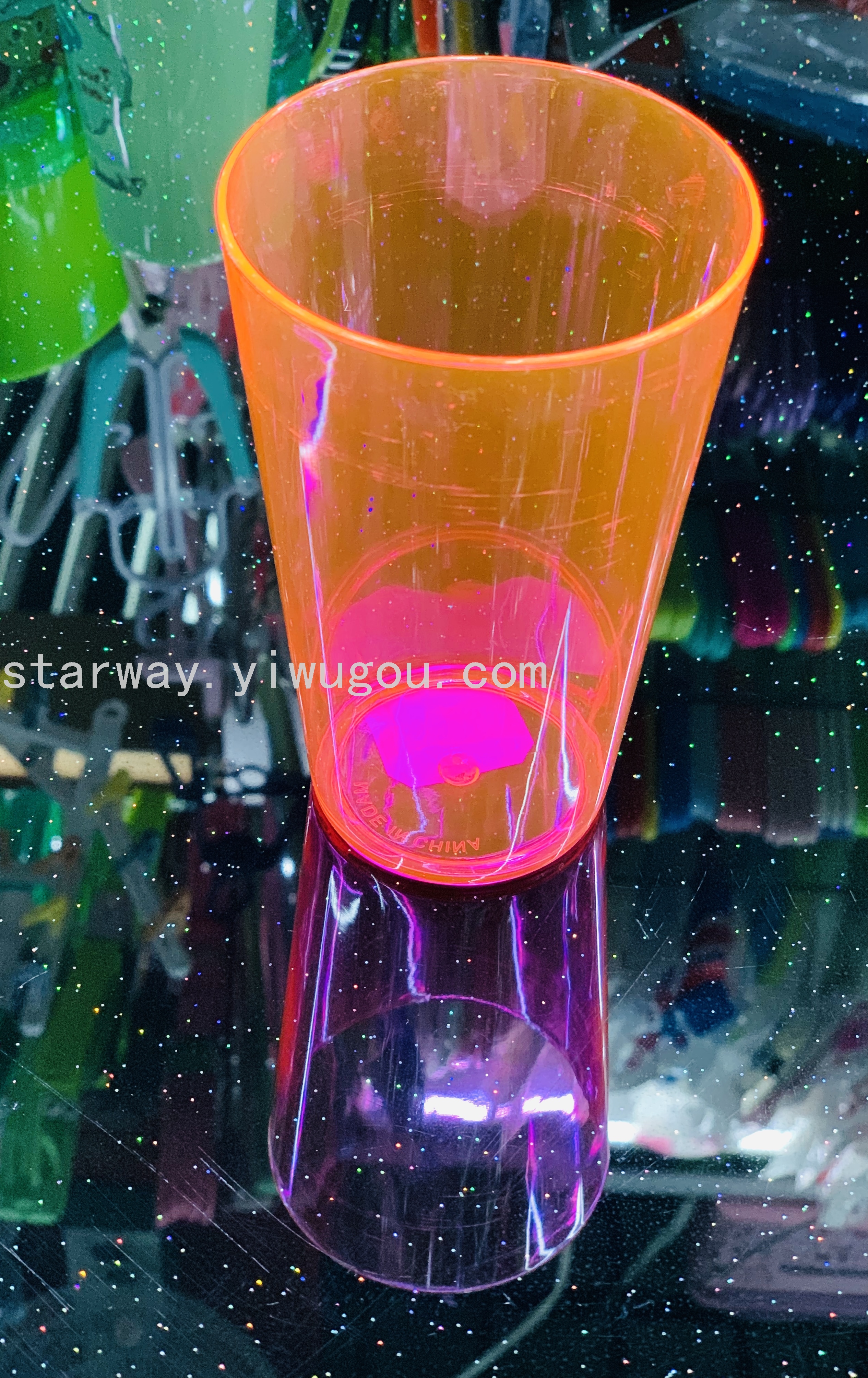 Juice cup, washbasin cup, plastic water cup, transparent plastic cup, cartoon plastic cup, mixed-color plastic cup Application Scenario