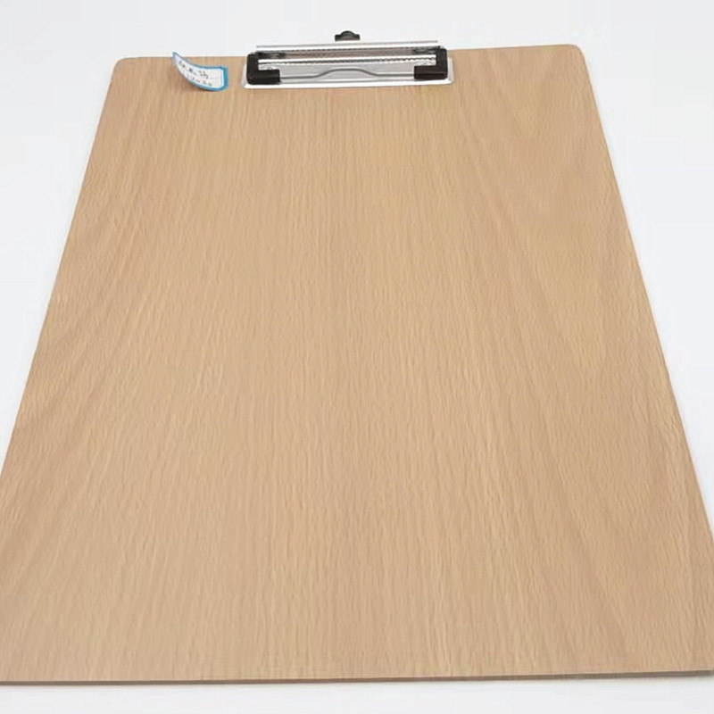 Thickened wooden hanging board clamp, A4 folder pad, writing board clamp, menu paper clamp, office supplies flat board clamp details Picture