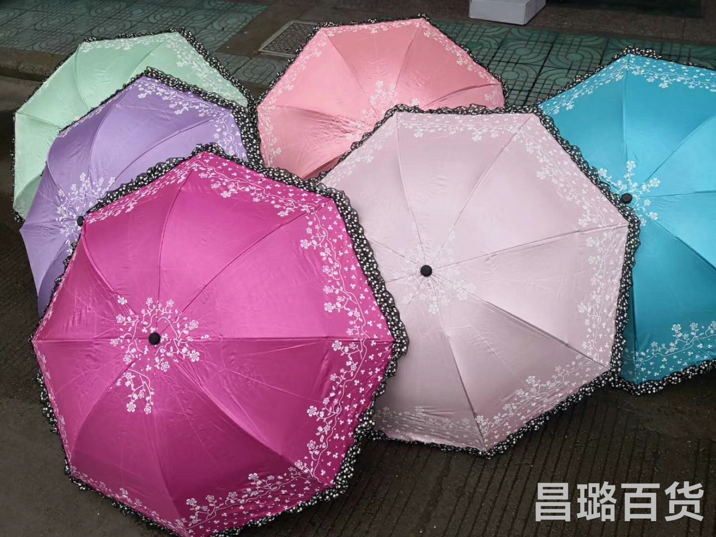 全自动折叠雨伞男女学生晴雨两用水果小清新太阳伞防紫外线遮阳伞图