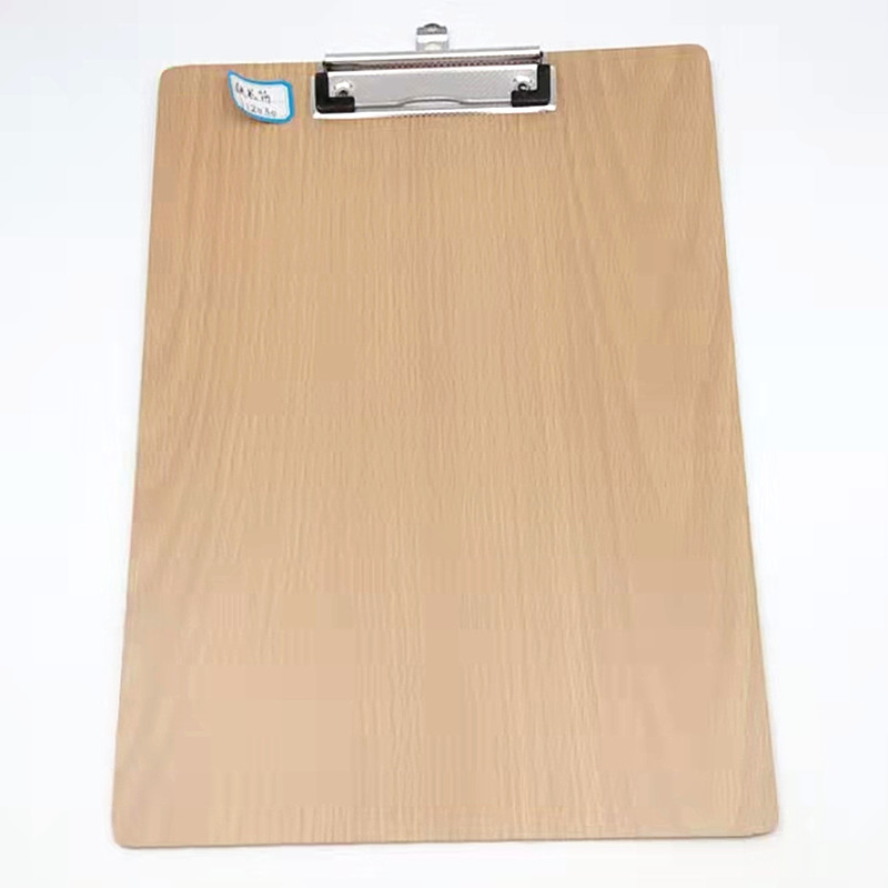 Thickened wooden hanging board clamp, A4 folder pad, writing board clamp, menu paper clamp, office supplies flat board clamp