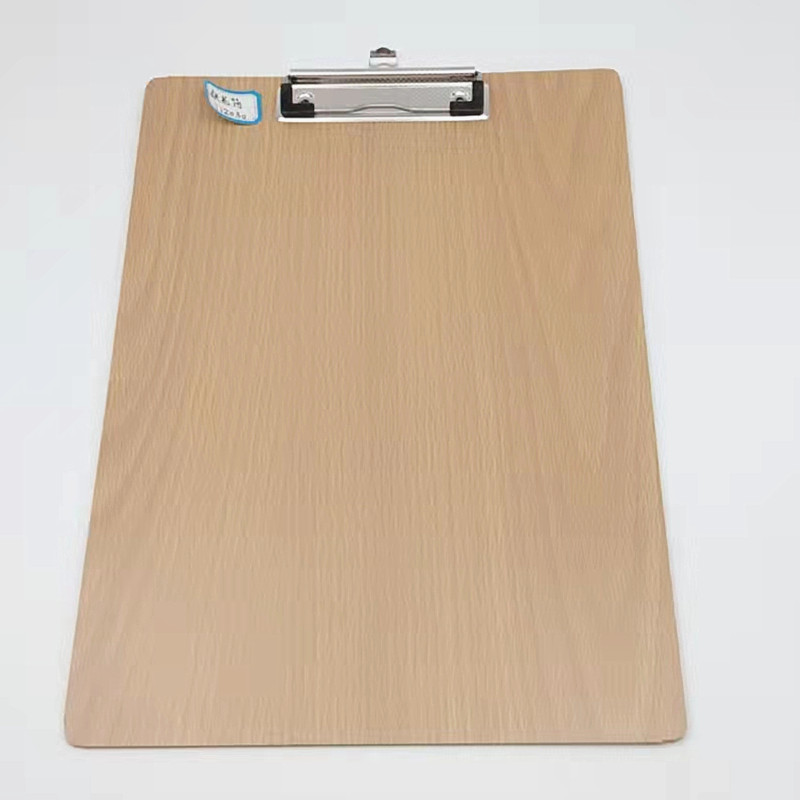 Thickened wooden hanging board clamp, A4 folder pad, writing board clamp, menu paper clamp, office supplies flat board clamp Item Picture