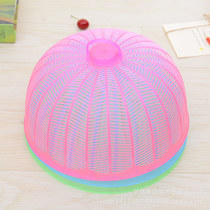 Round food cover Plastic table cover Fly proof kitchen cover Round food cover cover