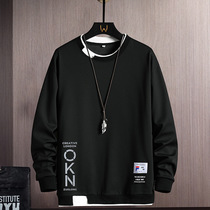 2022 spring long sleeve hoodie male INS simple tide men's clothing loose youth long sleeve male bottom shirt foreign trade wholesale