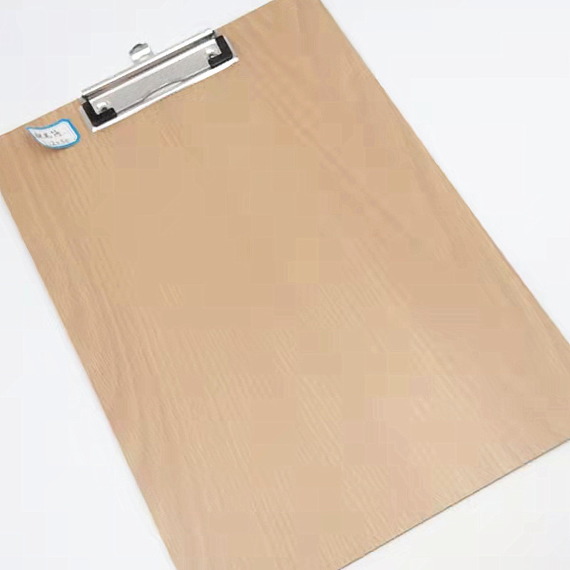 Thickened wooden hanging board clamp, A4 folder pad, writing board clamp, menu paper clamp, office supplies flat board clamp Specification image