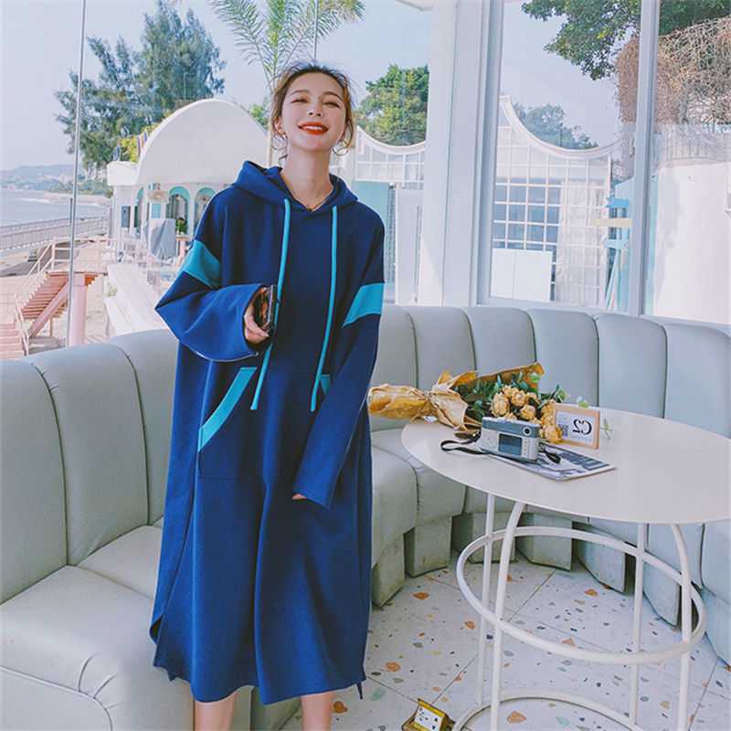 Fat MM extra large 300 catties pregnant dress 2022 spring and autumn loose Tibetan meat show thin spell hat