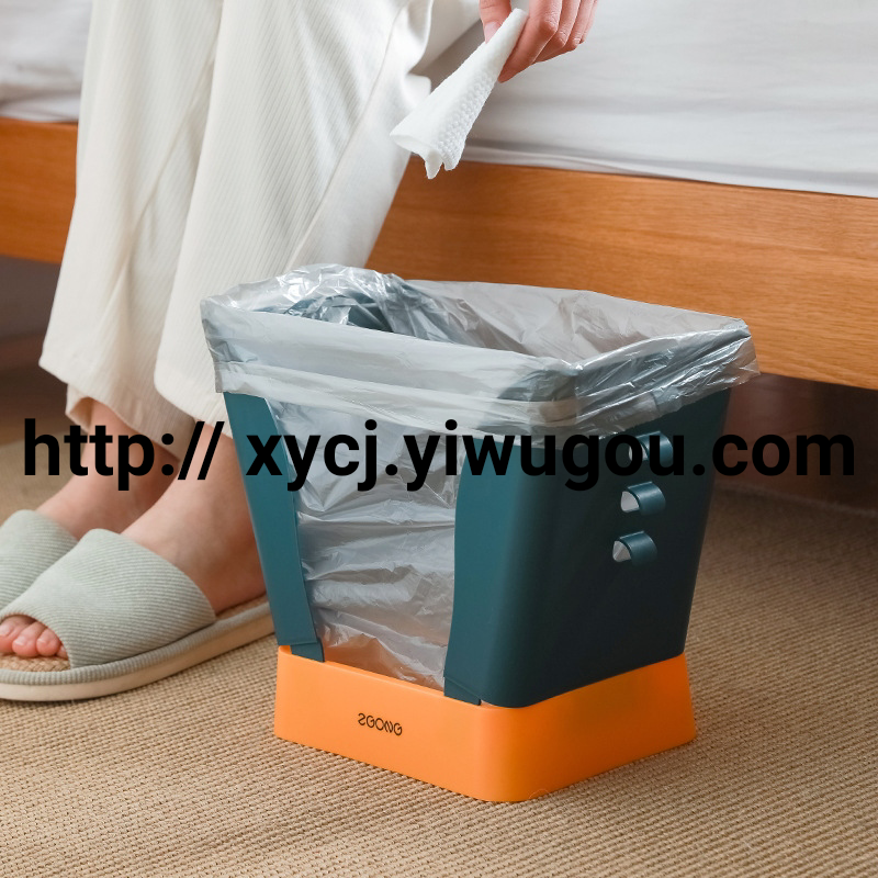 The extended trash can for household kitchen and bathroom has nine adjustable opening and closing positions. It is a popular trash can with Douyin