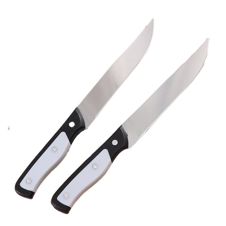 309 stainless steel fruit knife 2-yuan store, family street stall supermarket, black and white handle fruit knife wholesale Item Picture