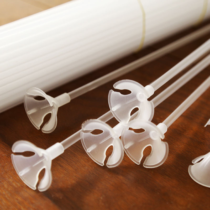 Wholesale of 40cm transparent balloon support rods, 100 balloons per bundle, for festival and wedding decoration balloon accessories Specification image