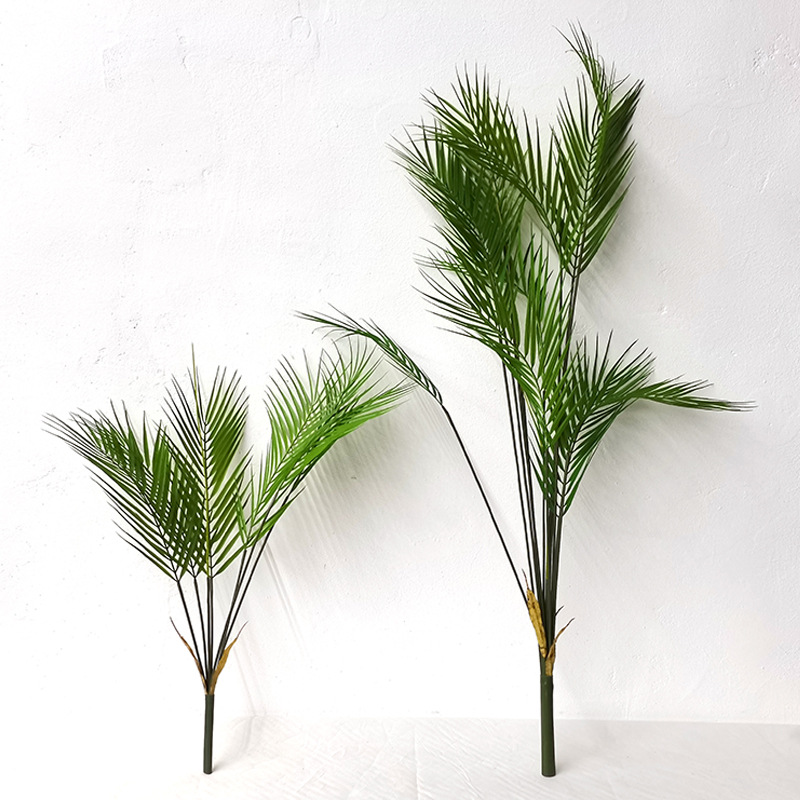Simulation tree palm leaf loose tail kwai home wedding photography decoration Nordic wind simulation green plant fake tree thumbnail