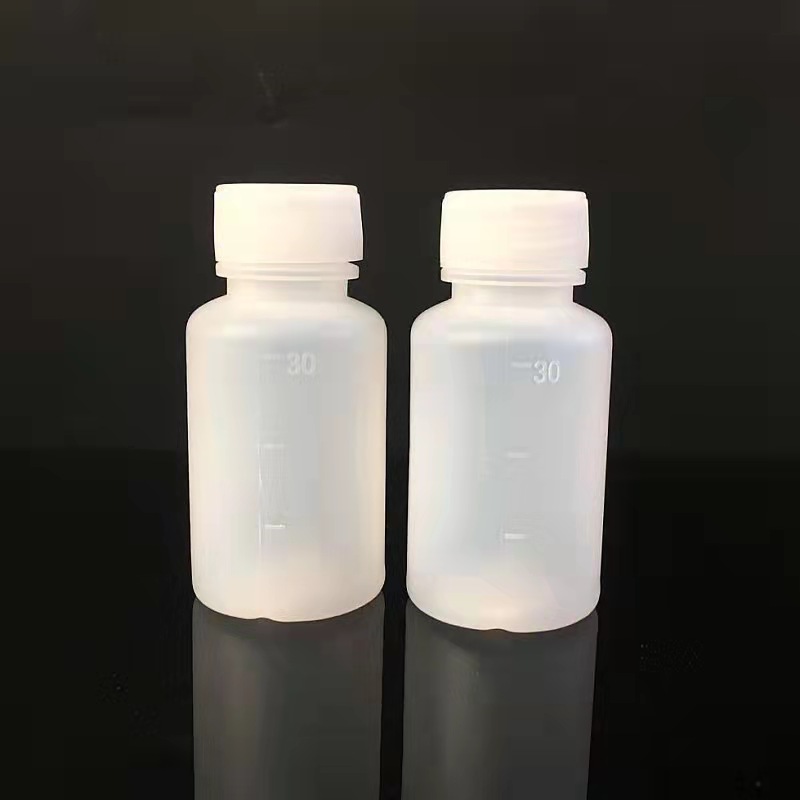 Multi-kesheng plastic bottle liquid dispensing bottle, liquid agent plastic packaging small bottle, graduated bottle with cap, leak-proof details Picture