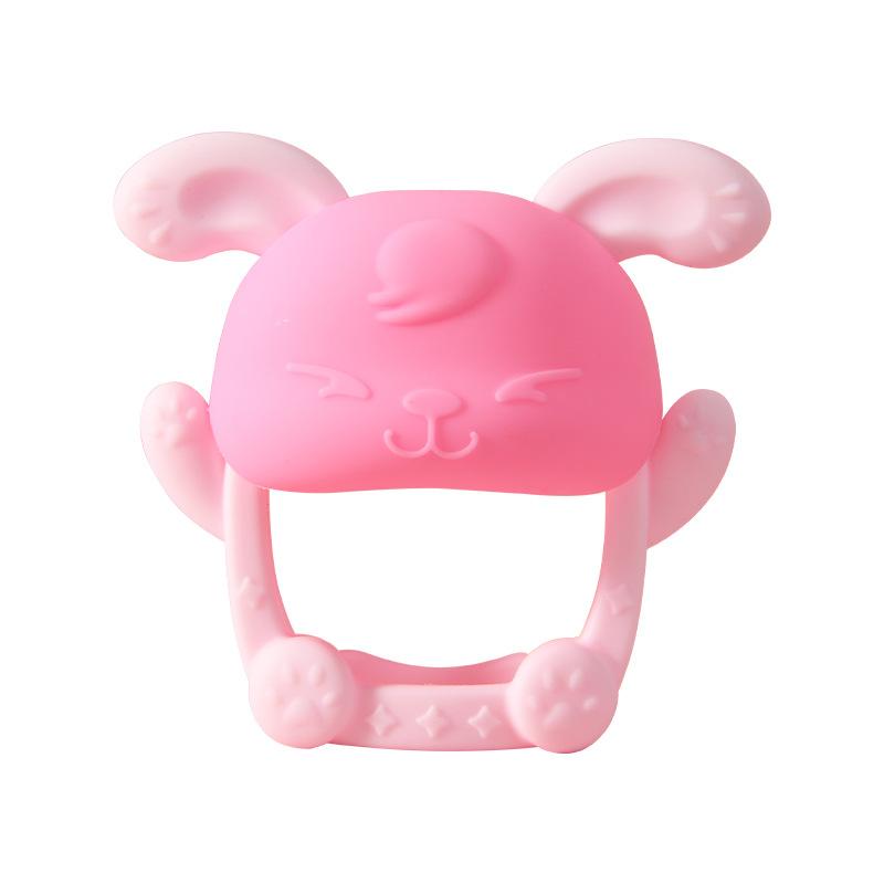 Baby teething rings, hand guards, teething rings, teething sticks, silicone anti-swallowing wristbands, teething toys, available for wholesale by boiling Item Picture