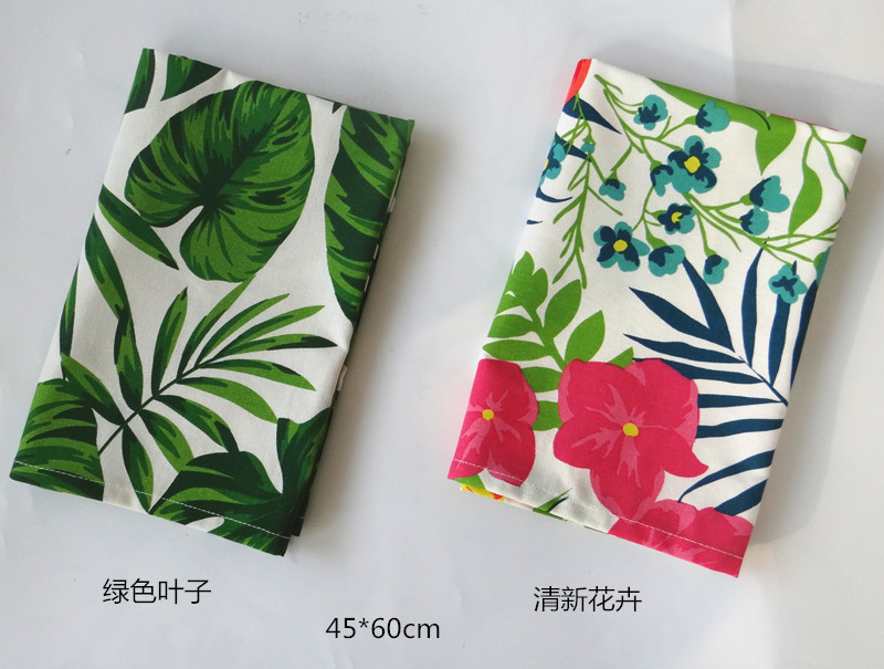 Cotton fabric printed napkins, kitchen napkins, Western napkins, and various shooting accessories and decorations, etc... Specification image