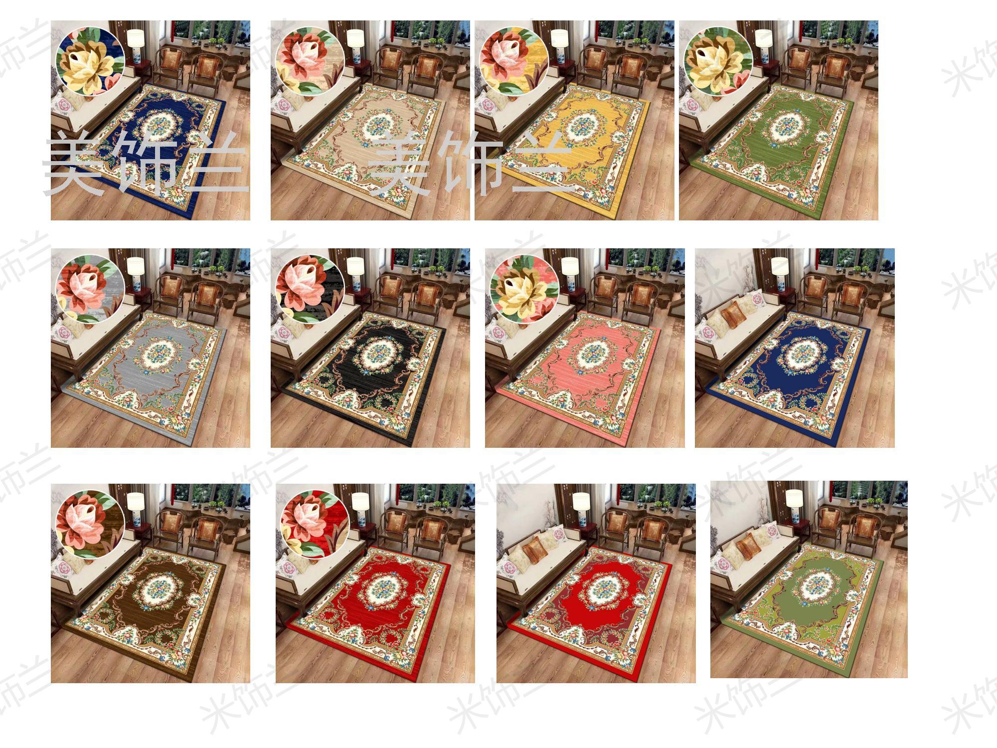 定制地垫进门家用踩踏脚垫客厅卧室地毯浴室防滑吸水垫每平方750G