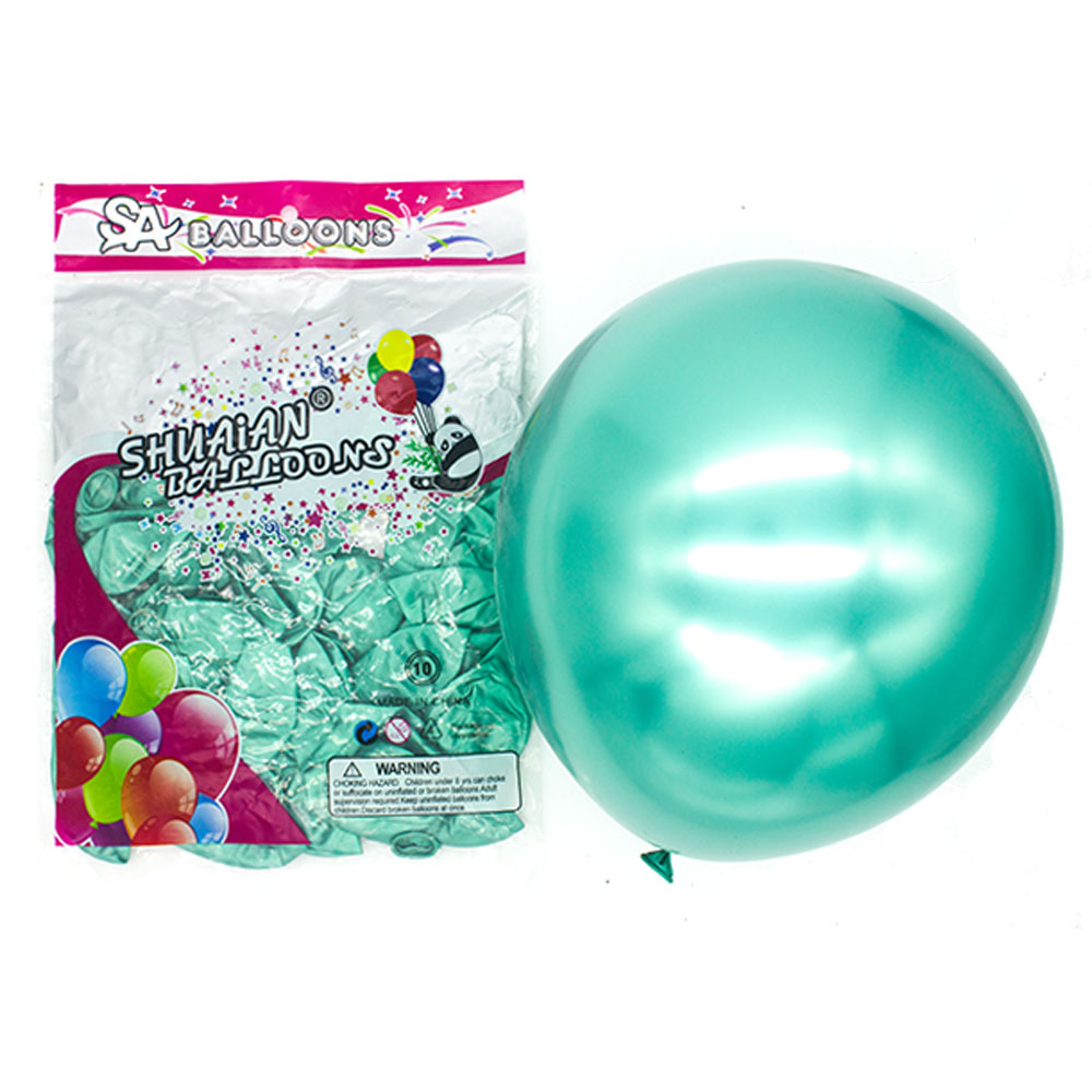Cross-border new latex metal birthday and New Year party decoration balloons, 5-inch, 10-inch and 12-inch advertising wedding room balloons details Picture