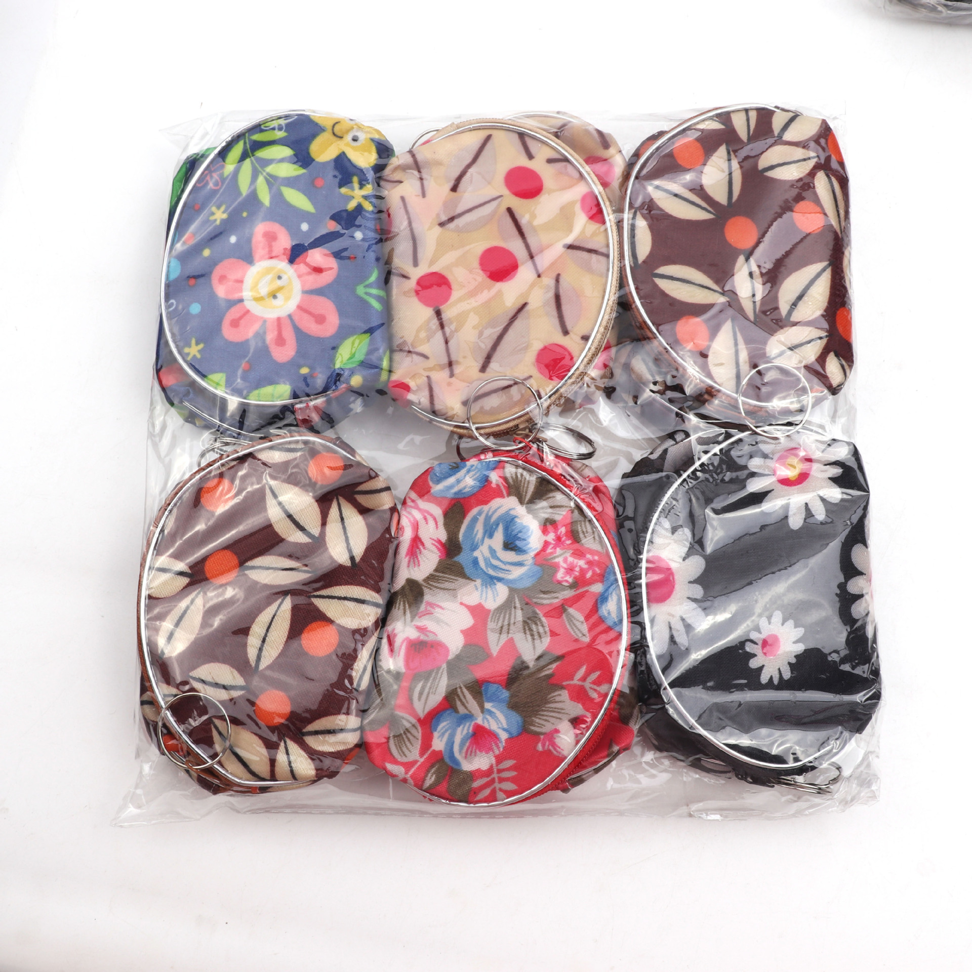 Wholesale key case, creative coin purse, cartoon fabric coin purse Specification image