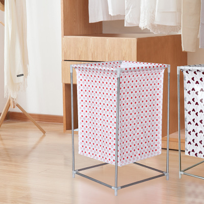 Y109-6663 Home storage non-woven fabric dirty clothes waterproof storage basket, clothes and toy storage basket, laundry basket Application Scenario