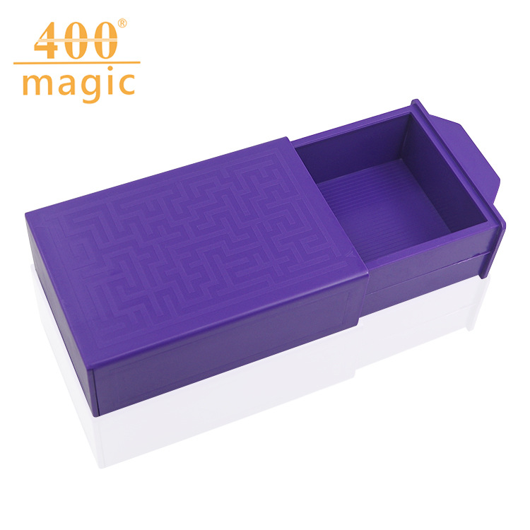 Cross-border magic toys new foreign trade purple pull box magic box magic box magic box magic props