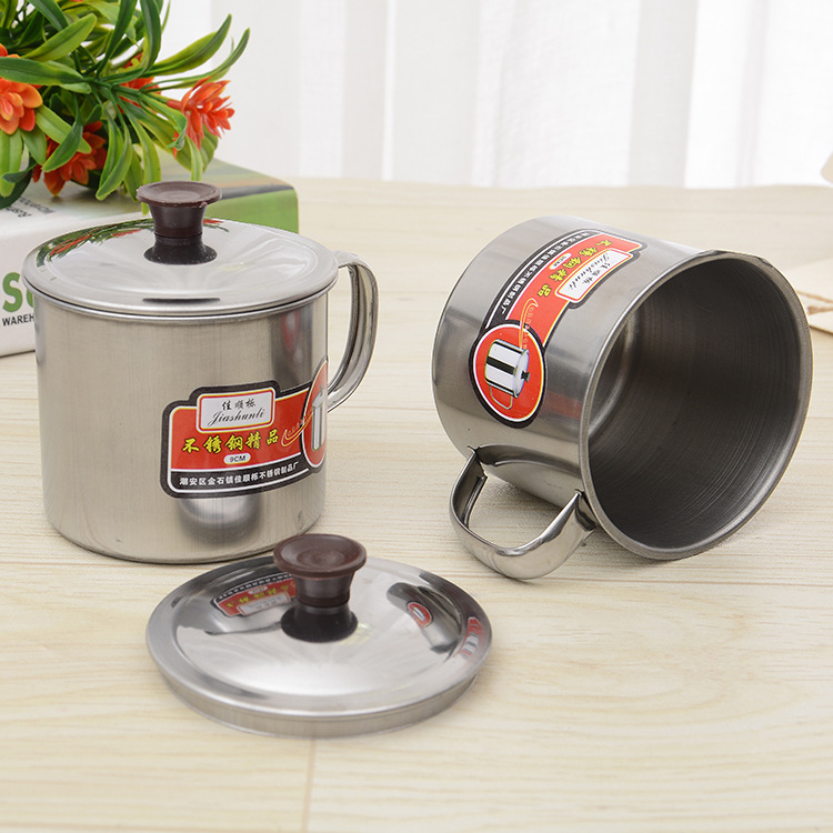 Practical household daily necessities cup Stainless steel cup with lid water cup manufacturers direct supply
