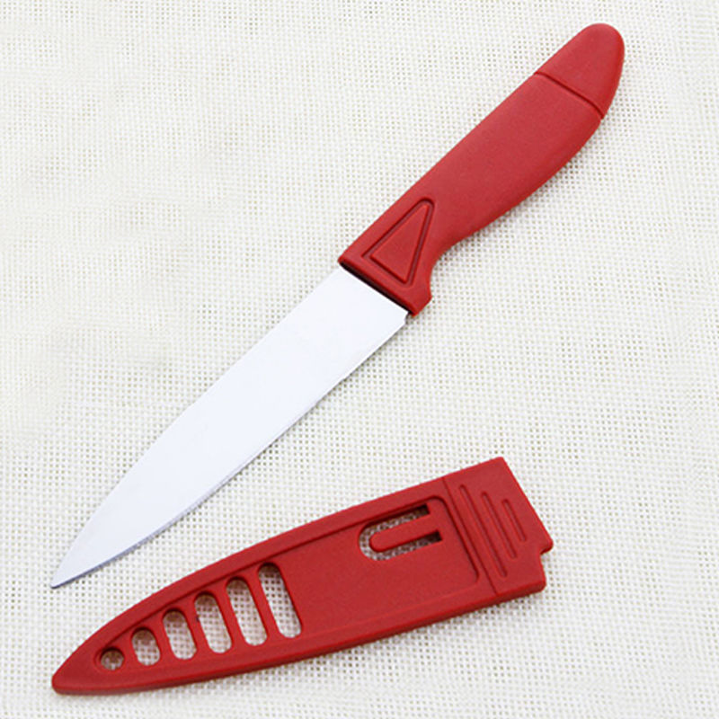 One dollar store fruit knife 6 hole box knife small red set of knife manufacturers for one dollar two special approval