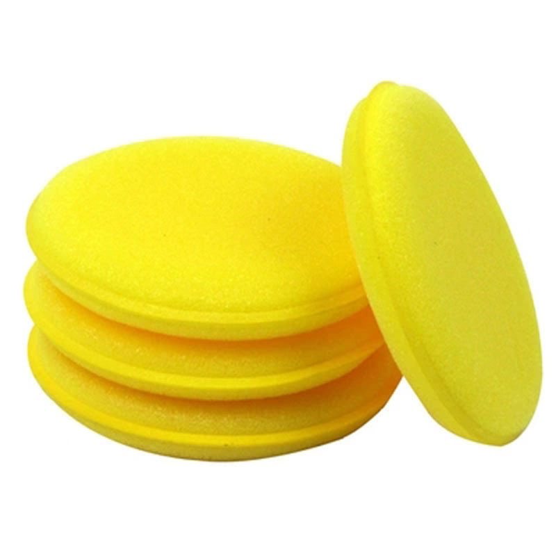 Automotive-specific polishing and waxing sponge, ultra-dense round sponge, automotive edge-pressing and polishing small sponge, individual sponge full figure