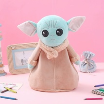 尤达毛绒背包baby Yoda 外星人卡通玩具包