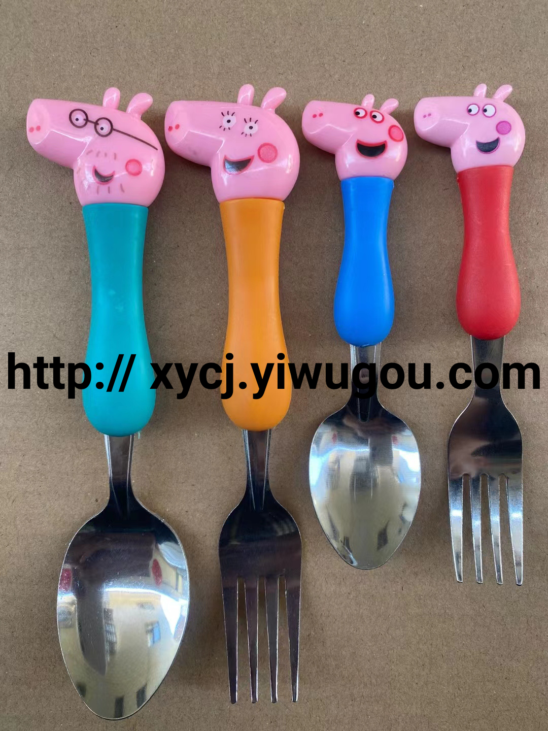 New stainless steel spoon cutlery fork steak knife gold cutlery