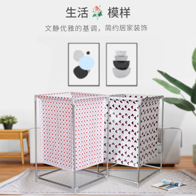 Y109-6663 Home storage non-woven fabric dirty clothes waterproof storage basket, clothes and toy storage basket, laundry basket