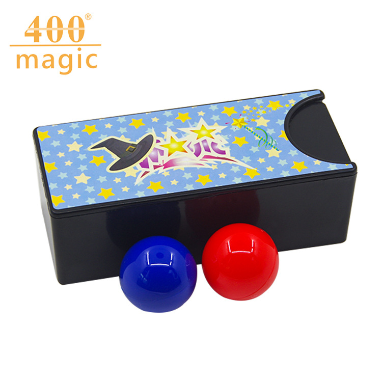 Cross-border trade million magic box with two red ball into blue magic ball magic props toys
