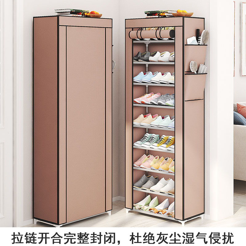 Y109-8806新款布艺多层鞋柜鞋架居家收纳防尘鞋柜宿舍简易鞋架