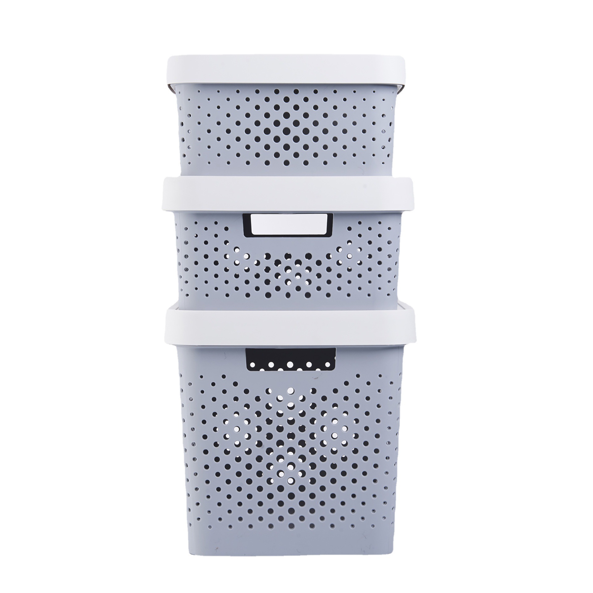 J25-6101 storage box, organizing clutter, storage basket, storage box, kitchen plastic box, stackable and combinable basket wholesale Item Picture