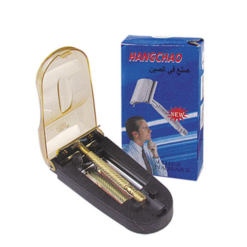 Low-price wholesale of iron razor frames in plastic boxes, available at street stalls for two yuan details Picture