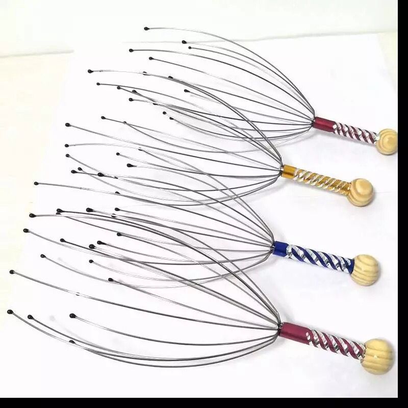 The manufacturer supplies 12-head head massage claws and stainless steel claw massage devices Item Picture