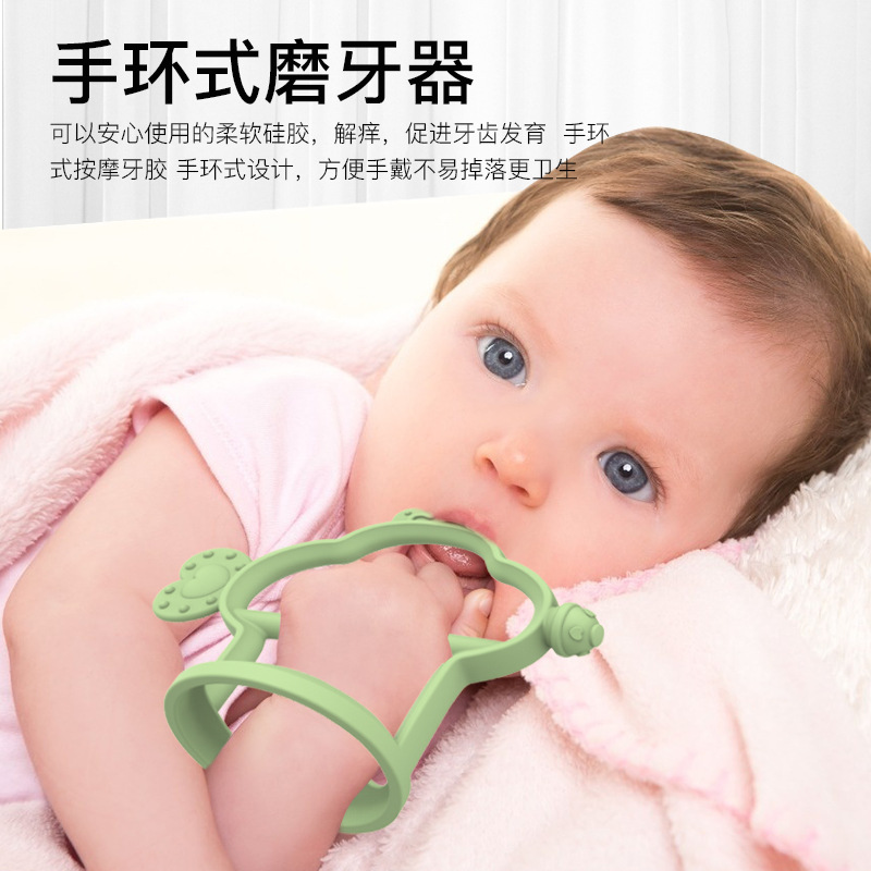الكوريون قفازات مطاطية اسنان الرُضَّع وصغار الأطفال Item Picture