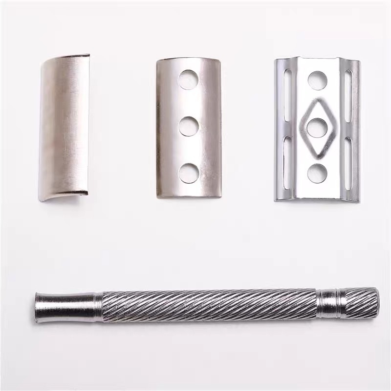 Low-price wholesale of iron razor frames in plastic boxes, available at street stalls for two yuan Application Scenario